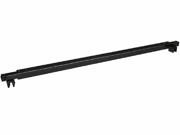 Bracing Bar - Glass to Glass - Square Profile with Brackets At End - Matt Black